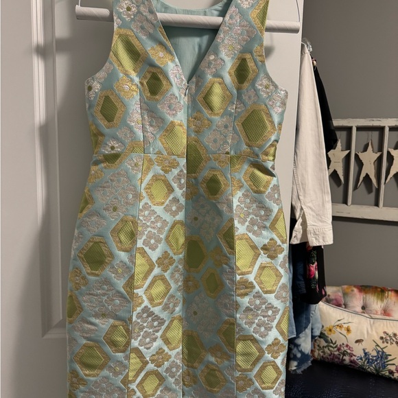 J crew stunning vintage style holiday dress size 8 - Picture 3 of 15